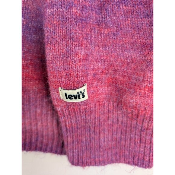 Levi's Pink and Purple Striped Crew Neck Sweater - Picture 3 of 14